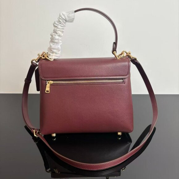 COACH Emory Women's Leather Shoulder Bag, size 22.5*17.5*11 cm - Picture 3 of 9